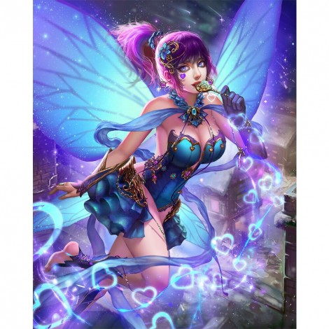 Fairy Elf - Full Round Diamond - 30*40cm