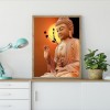 Buddha Statue  - Full Round Diamond - 30x40cm