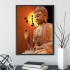 Buddha Statue  - Full Round Diamond - 30x40cm