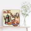 Seaside Building 5D DIY Luminous Full Drill Round Diamond Gift Painting Kit