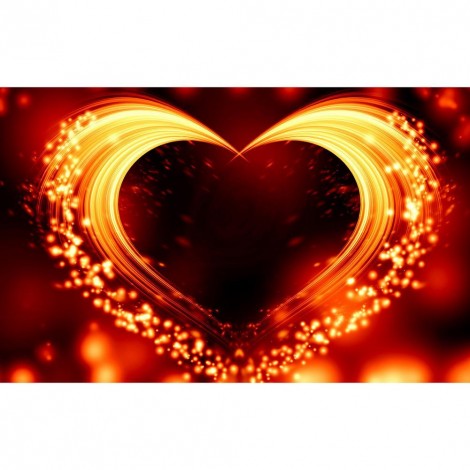 Novelty Love - Full Round Diamond - 40x30cm