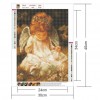 Angel - Full Round Diamond - 30x40cm
