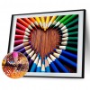 Pencil  - Full Square Diamond - 40x30cm
