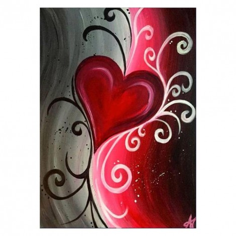 Love Heart 5D DIY Diamond Painting