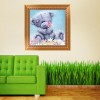 Bear - Partial Round Diamond - 30x30cm