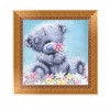 Bear - Partial Round Diamond - 30x30cm