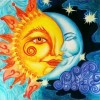 Sun Moon - Full Square Diamond - 45x45cm