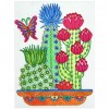 Cactus - Special Shaped Diamond - 30x40cm