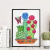 Cactus - Special Shaped Diamond - 30x40cm