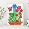 Cactus - Special Shaped Diamond - 30x40cm