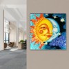 Sun Moon - Full Square Diamond - 45x45cm