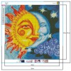Sun Moon - Full Square Diamond - 45x45cm