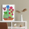 Cactus - Special Shaped Diamond - 30x40cm