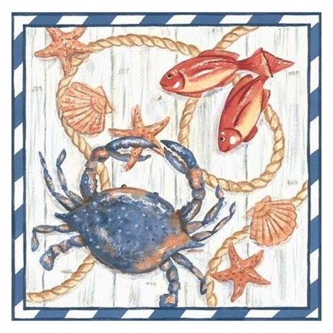 Crab Fish - Full Diamond Painting - 30x30cm