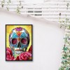 Novelty Skull - Partial Round Diamond - 30x38cm