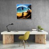 Sea Wave - Full Round Diamond - 30x30cm