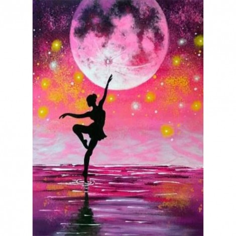 Ballet - Full Round Diamond - 30*40cm