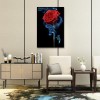 Roses in the Mist Handicraft - Full Round Diamond - 40x60cm