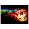Football - Full Round Diamond - 30x40cm