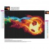 Football - Full Round Diamond - 30x40cm