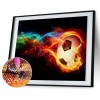 Football - Full Round Diamond - 30x40cm