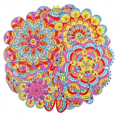 Mandala - Full Round Diamond - 30*30cm