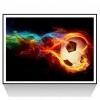 Football - Full Round Diamond - 30x40cm