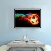 Football - Full Round Diamond - 30x40cm