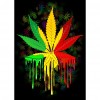 Color Maple Leaf - Full Round Diamond - 30x40cm