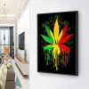 Color Maple Leaf - Full Round Diamond - 30x40cm
