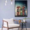 Abstract Book Cabin - Full Round Diamond - 30x40cm