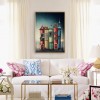 Abstract Book Cabin - Full Round Diamond - 30x40cm