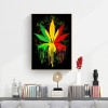 Color Maple Leaf - Full Round Diamond - 30x40cm