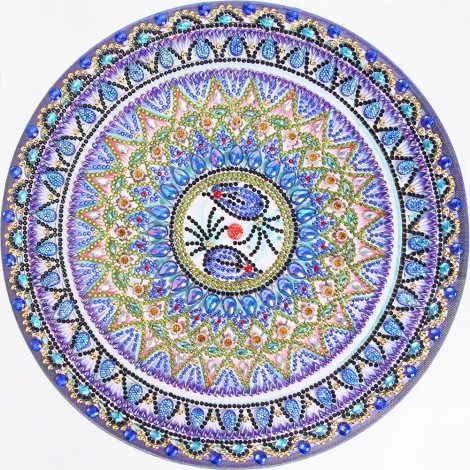 Mandala Flower - Special Shaped Diamond - 35x45cm