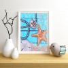 Abstract - Special Shaped Diamond - 25x30cm