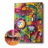 Abstract Flower - Full Round Diamond - 35*45cm