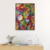 Abstract Flower - Full Round Diamond - 35*45cm
