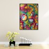 Abstract Flower - Full Round Diamond - 35*45cm