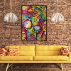 Abstract Flower - Full Round Diamond - 35*45cm