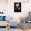 Night Skull - Full Round Diamond - 30x40cm