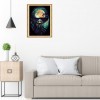 Night Skull - Full Round Diamond - 30x40cm