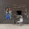 Flower Guitar -Full Round Drill Diamond Painting-45*85cm