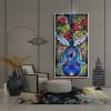 Flower Guitar -Full Round Drill Diamond Painting-45*85cm