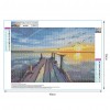 Sunset Sea  - Full Diamond Painting - 40x30cm