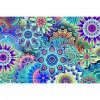 Colorful Flower - Full Round Diamond - 40x30cm