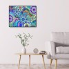 Colorful Flower - Full Round Diamond - 40x30cm