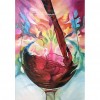 Wine - Full Round Diamond - 30x40cm