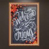 Welcome Friends - Full Round Diamond - 30x40cm