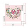 Heart - Special Shaped Diamond - 30x30cm