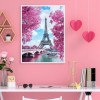 Eiffel Tower - Full Round Diamond - 30*40cm